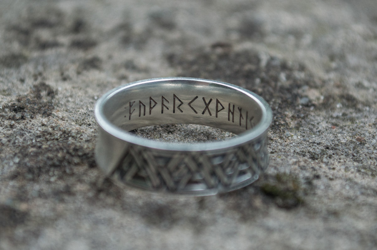 Bague Valknut Bjorn — Argent 925