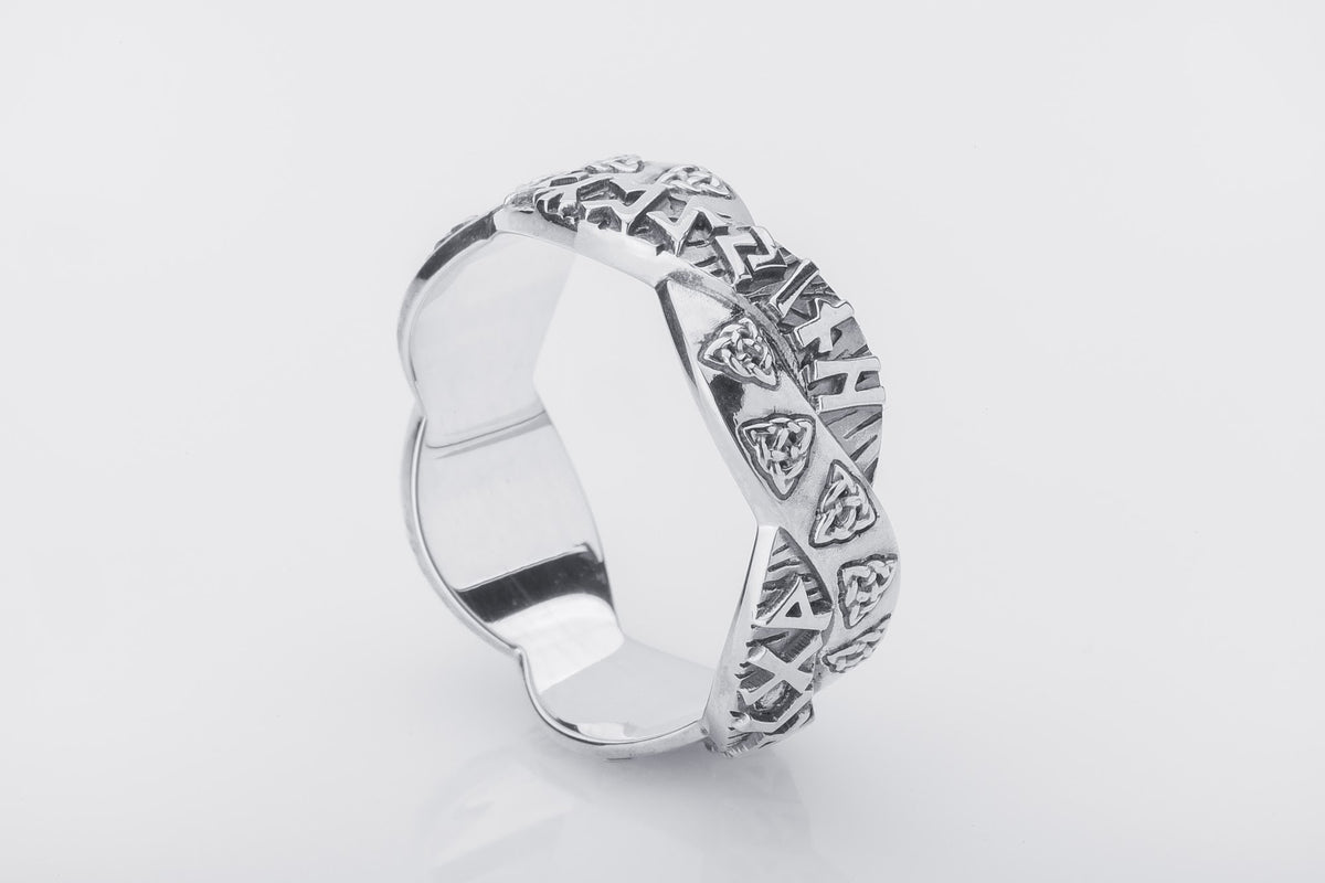 Bague Runique Gunnar — Argent 925