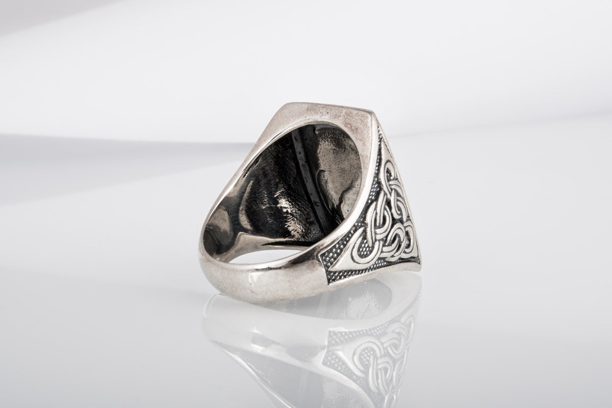 Bague Ornement et Fenrir — Argent 925