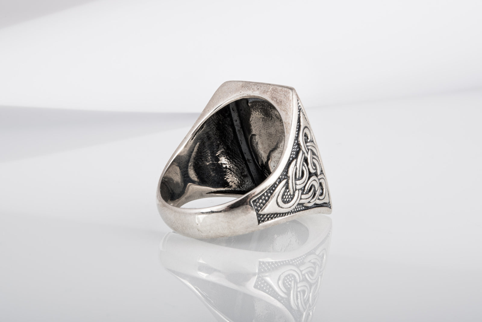 Bague Ornement et Fenrir — Argent 925