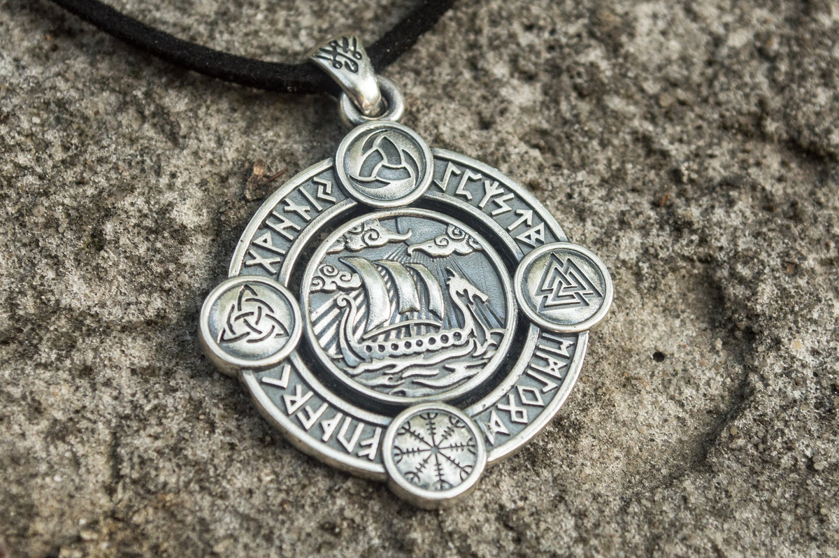 Pendentif Futhark — Argent 925