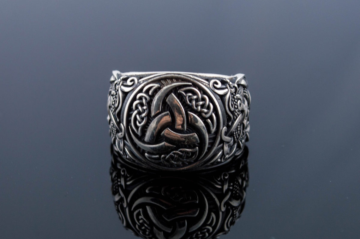 Bague Viking Style Mammen — Argent 925
