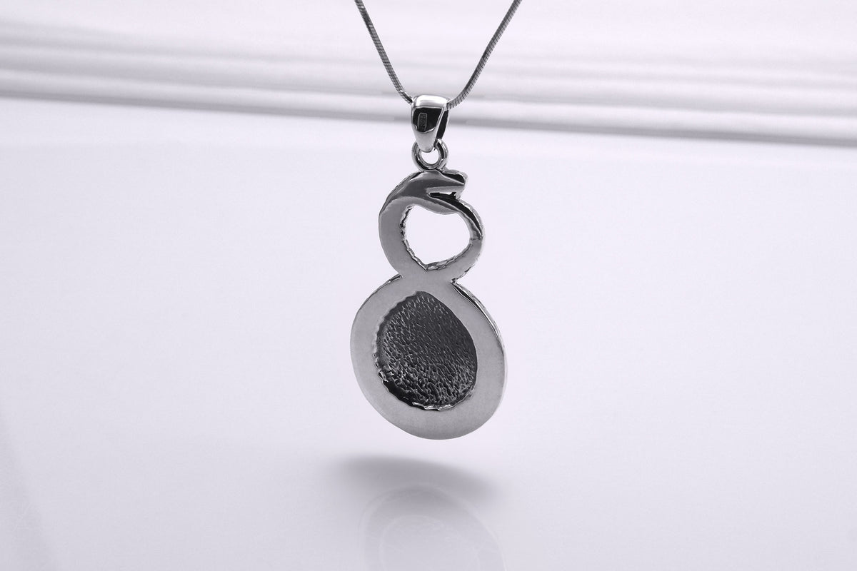 Pendentif Ouroboros et Vegvisir — Argent 925