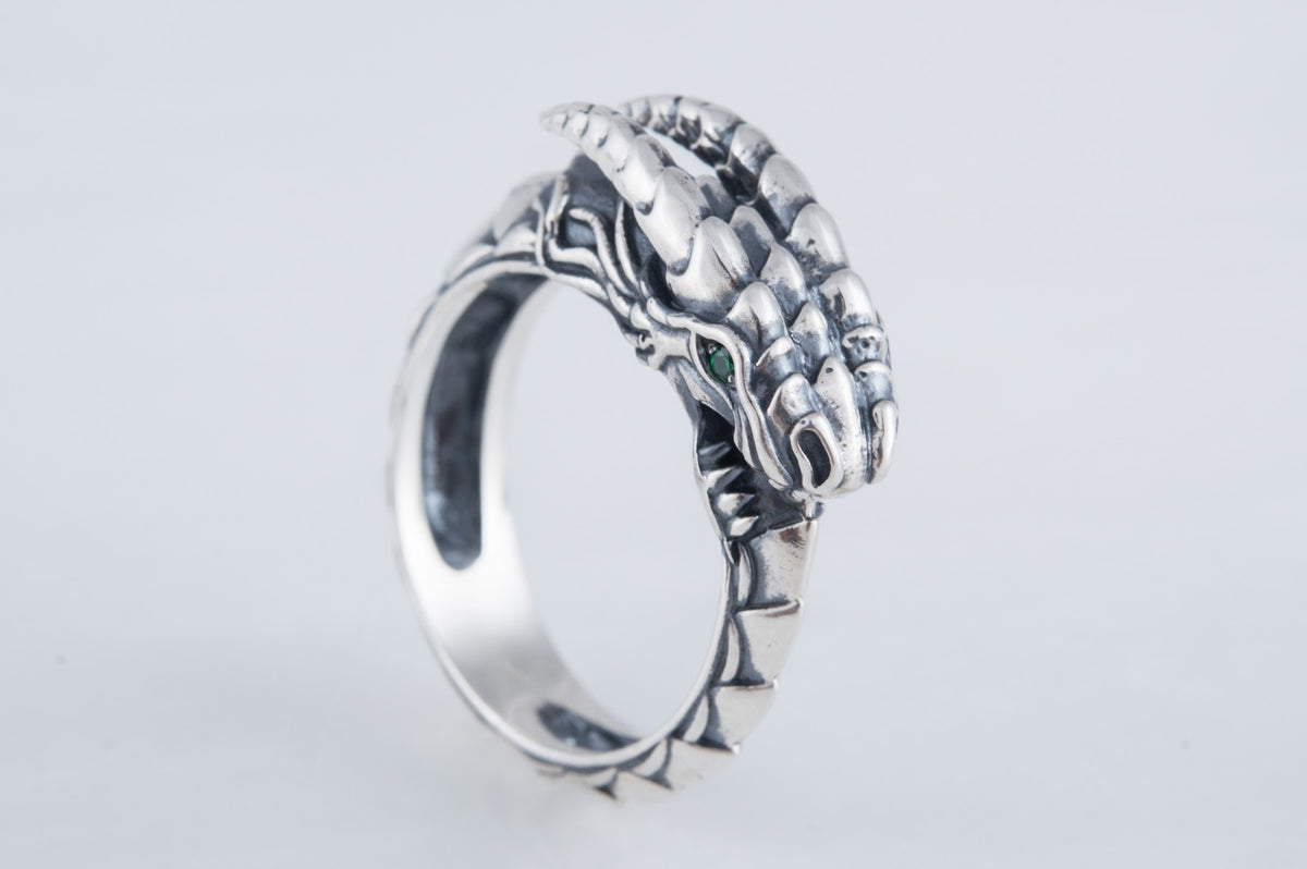 Bague Symboles Vikings Floki — Argent 925