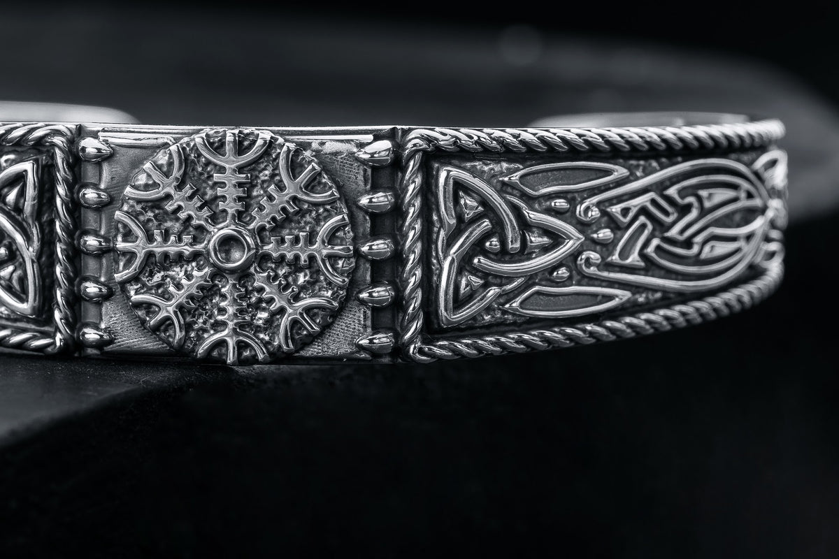 Bracelet Aegishjalmur — Argent 925
