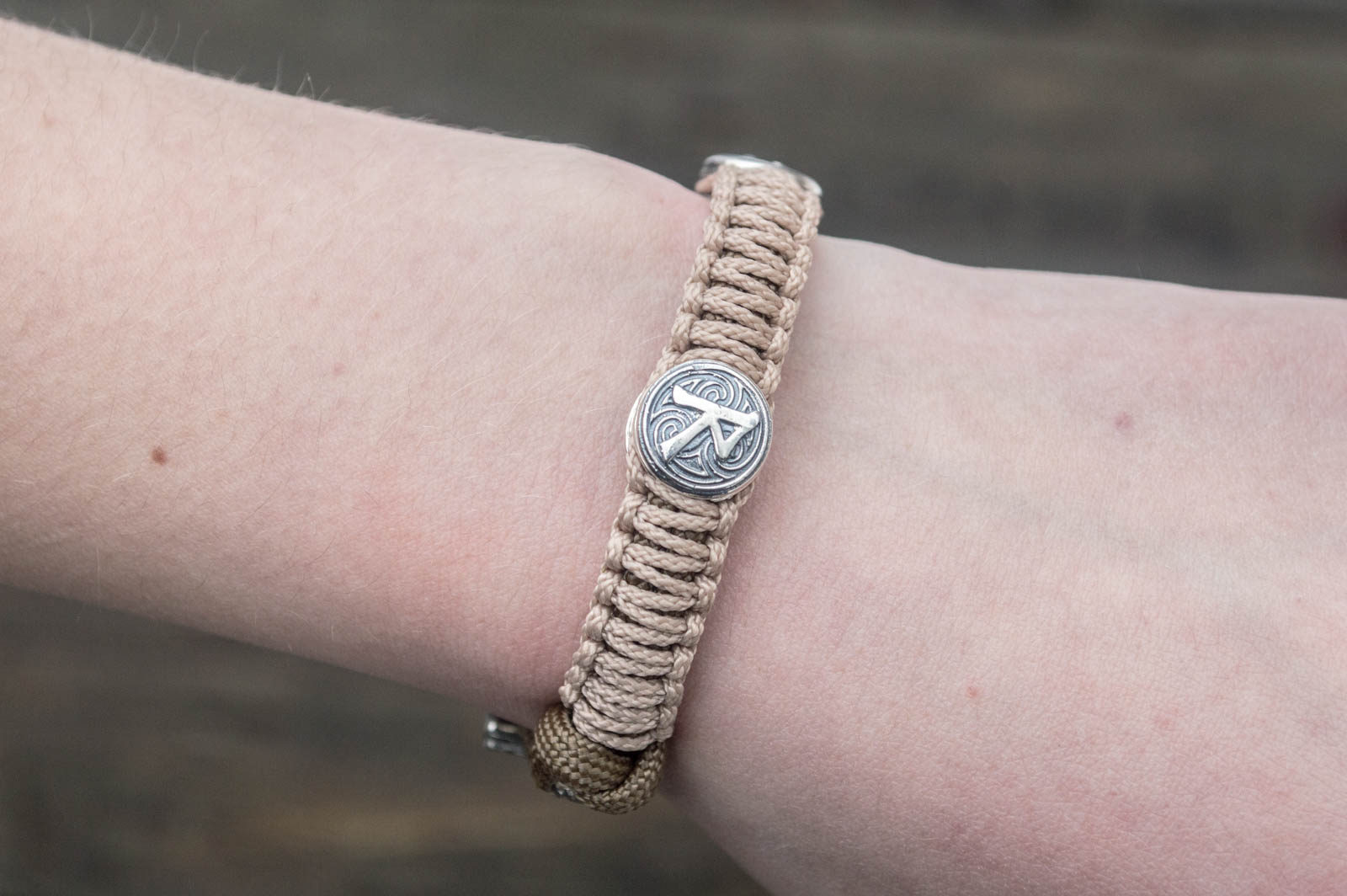 Bracelet Paracorde Marteau de Thor Egil — Argent 925