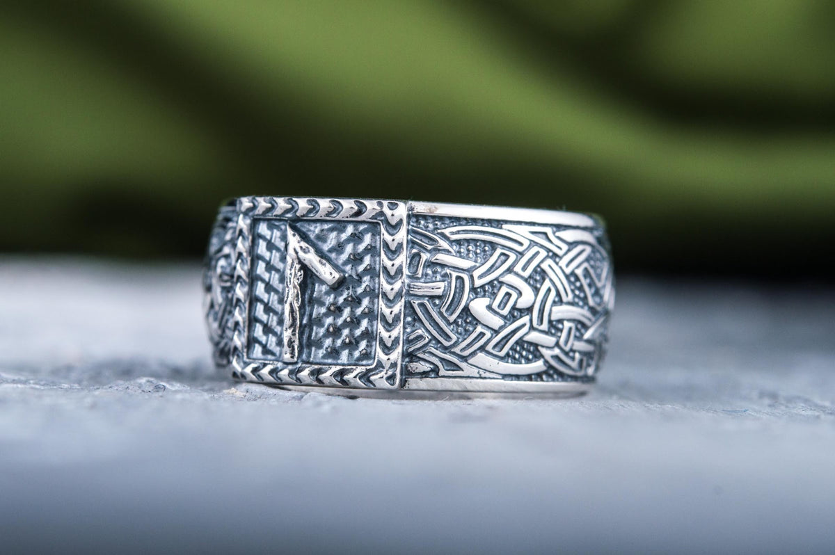 Bague Runique Sigurd — Argent 925