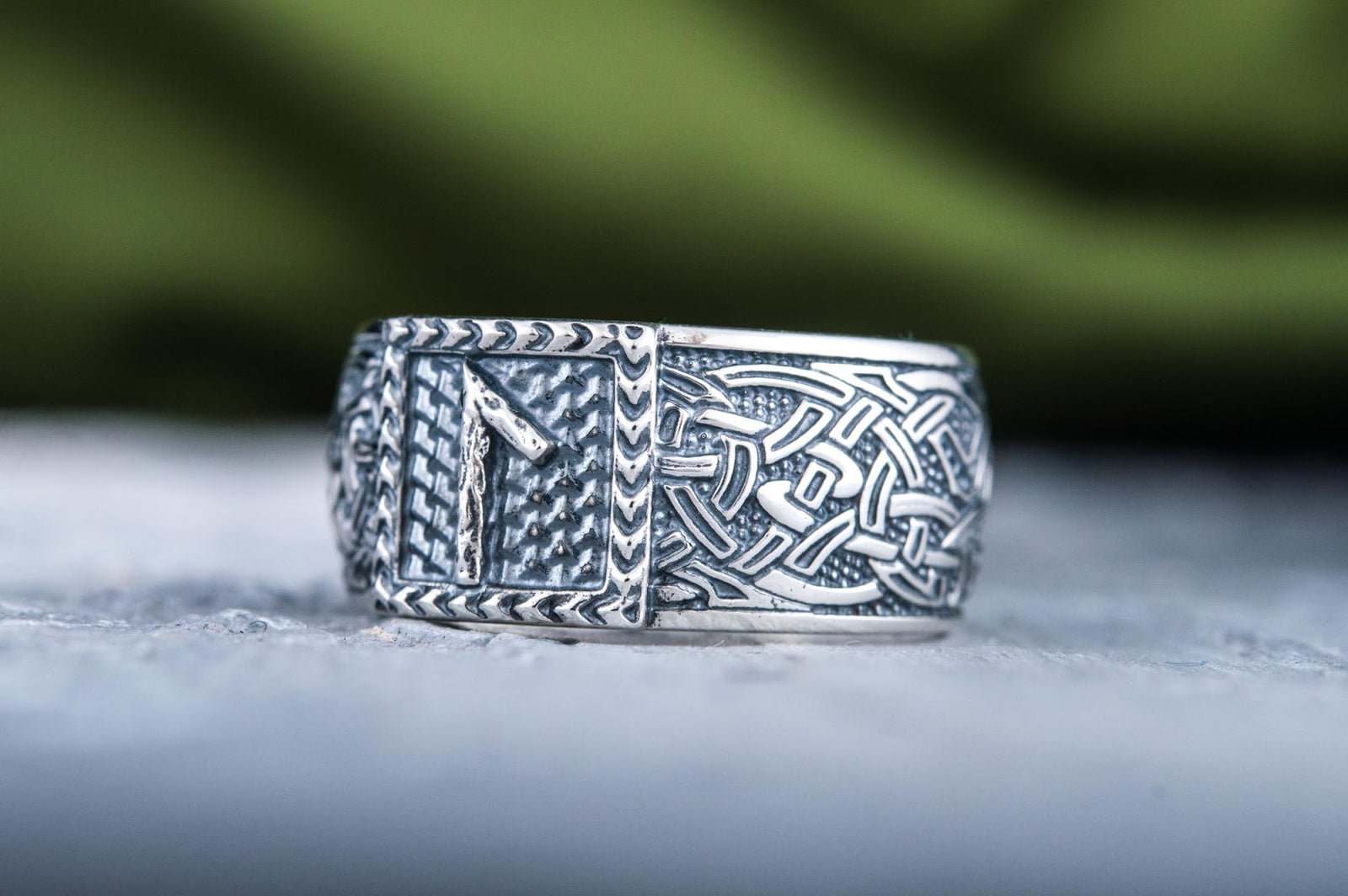 Bague Runique Sigurd — Argent 925