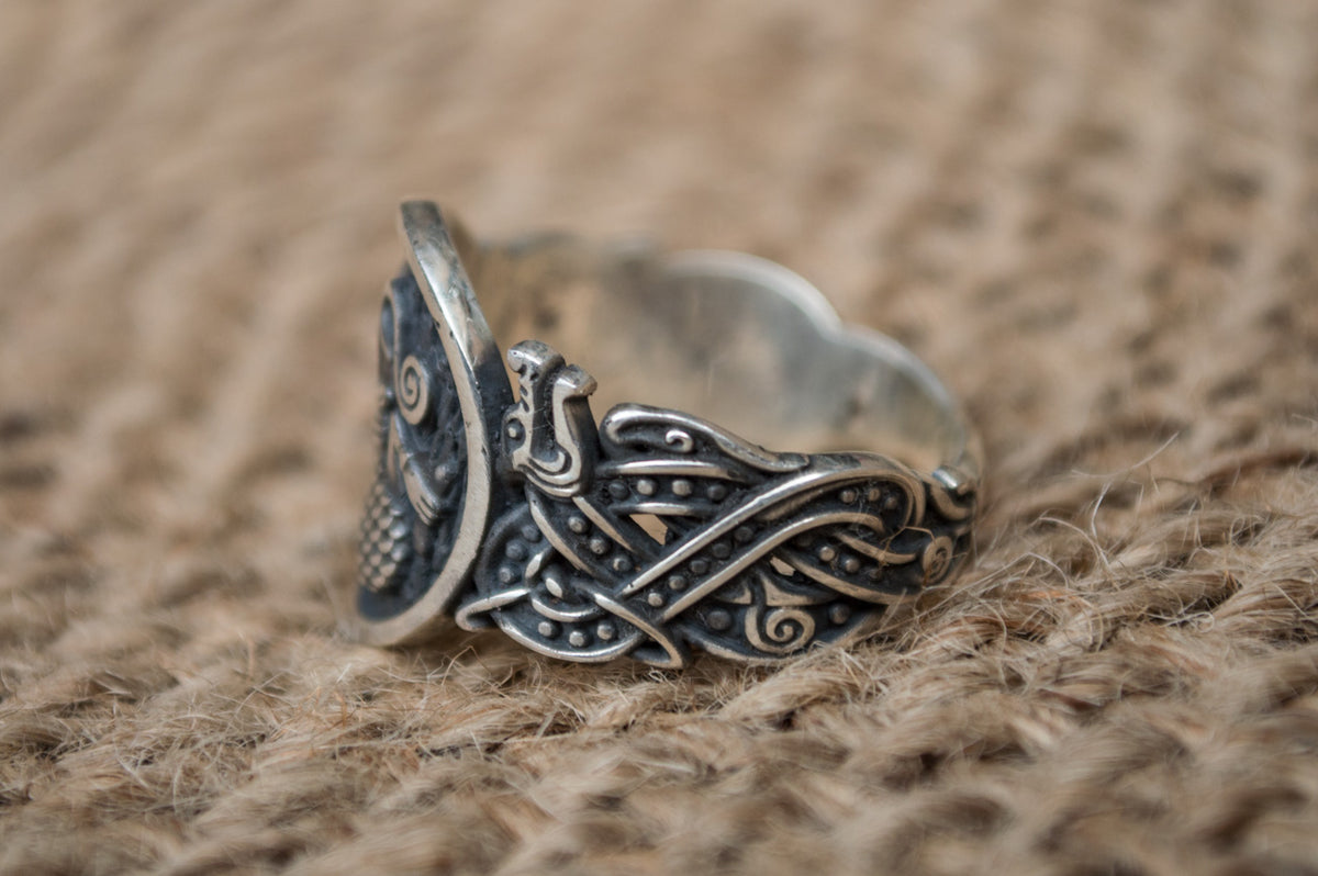 Bague Chevalière Viking Erik — Argent 925