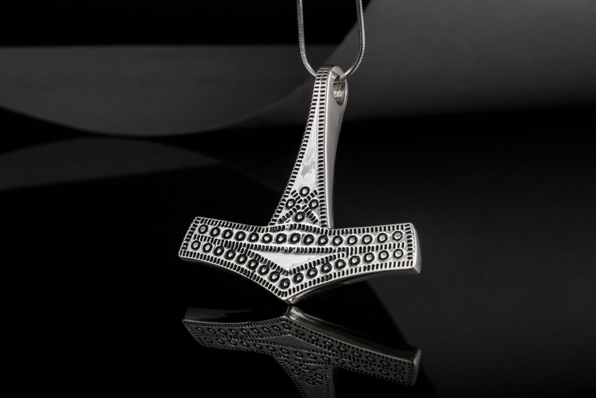 Pendentif Marteau de Thor et Mjölnir Alva — Argent 925
