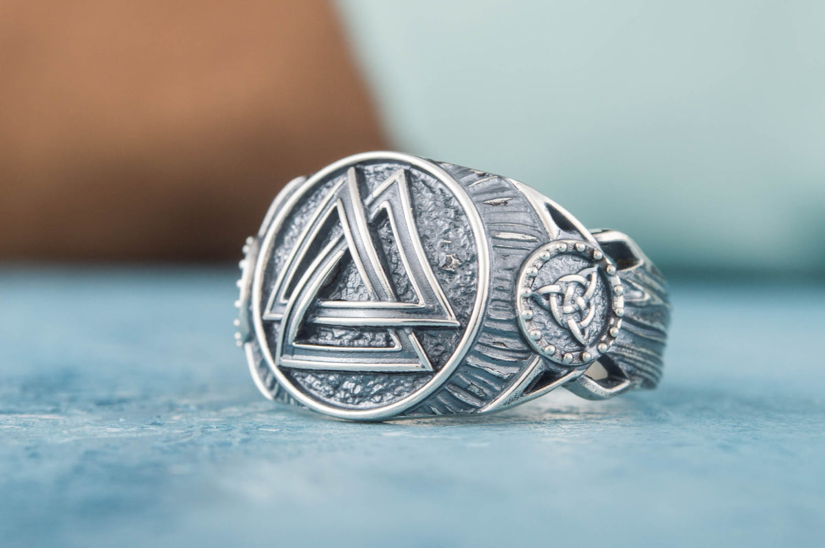 Bague Valknut Ivar — Argent 925