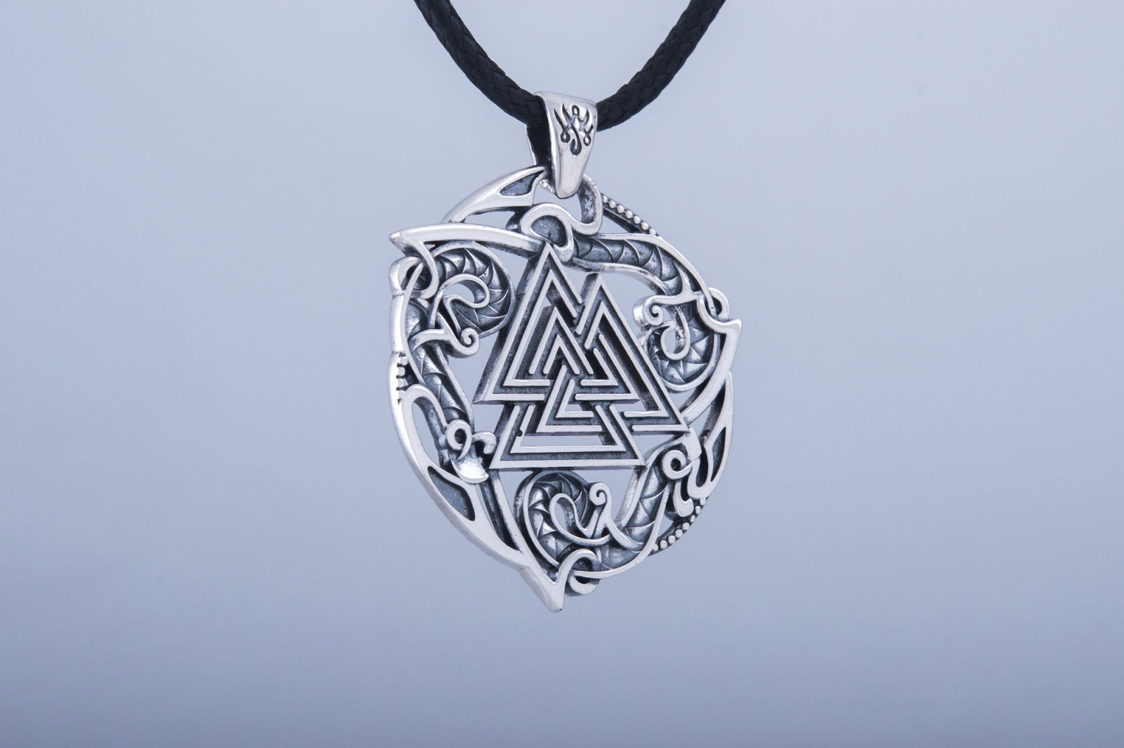 Pendentif Valknut et Ornement Bjorn — Argent 925