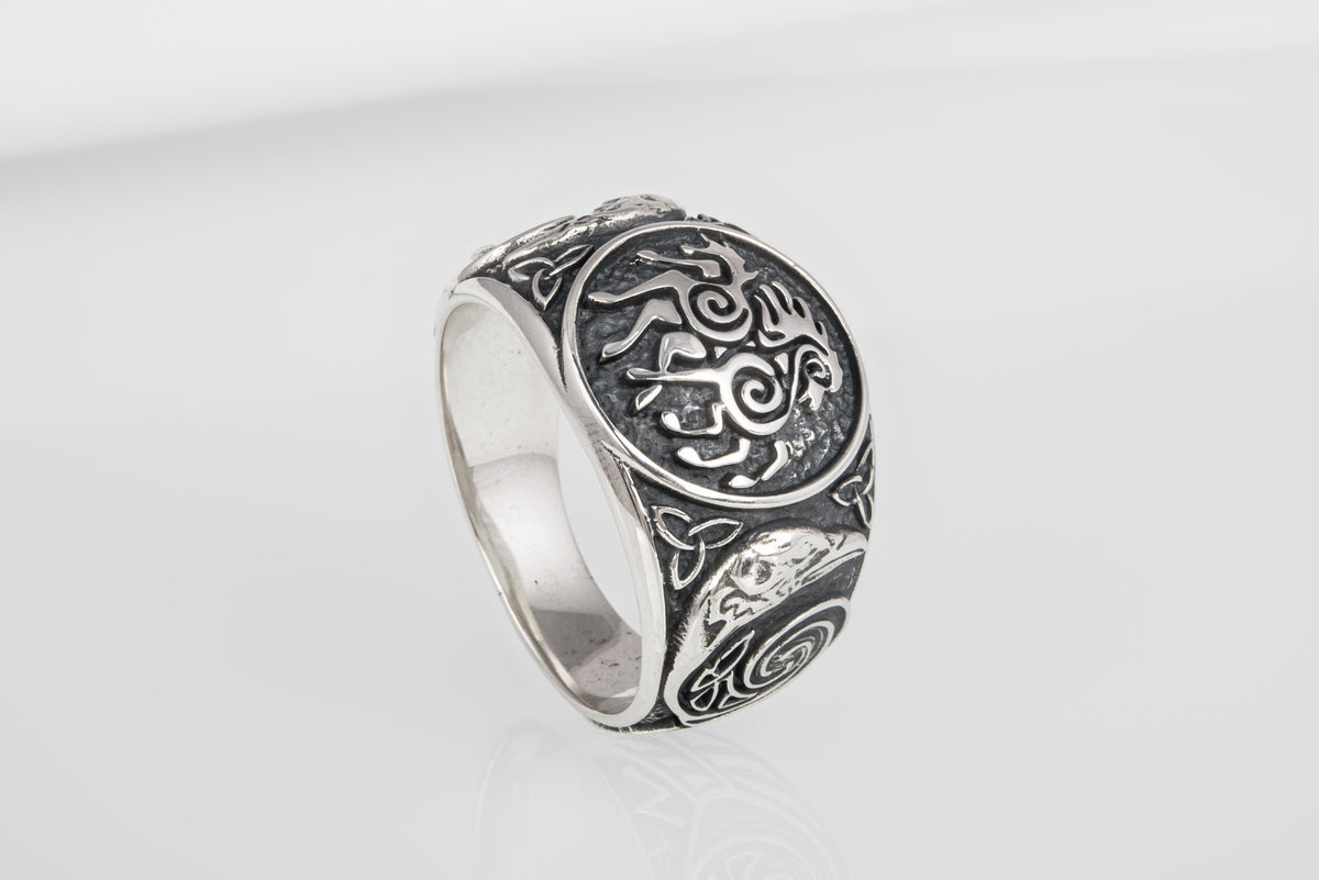 Bague Viking Berserker — Argent 925