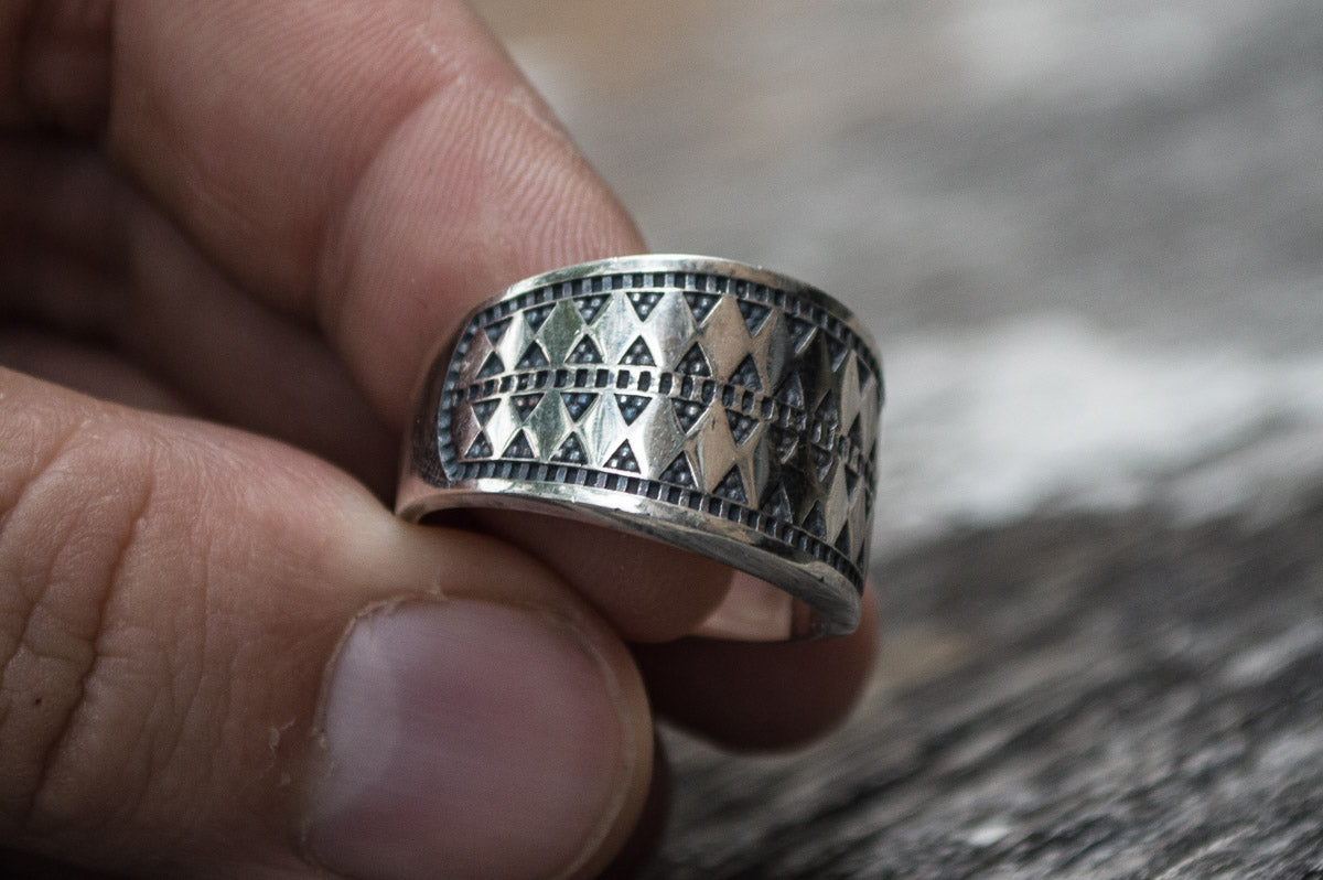 Bague Anneau Viking Erik — Argent 925