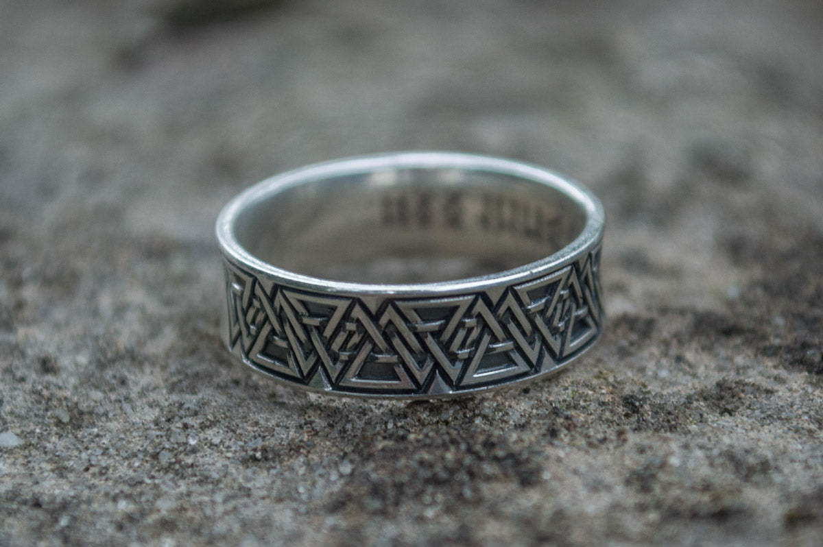 Bague Valknut Bjorn — Argent 925
