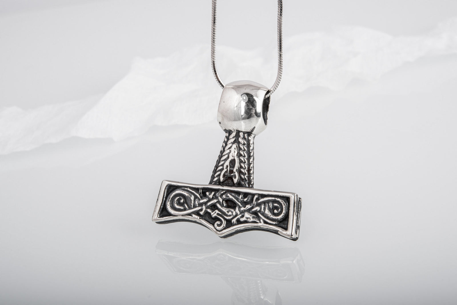 Pendentif Mjölnir Bjorn — Argent 925
