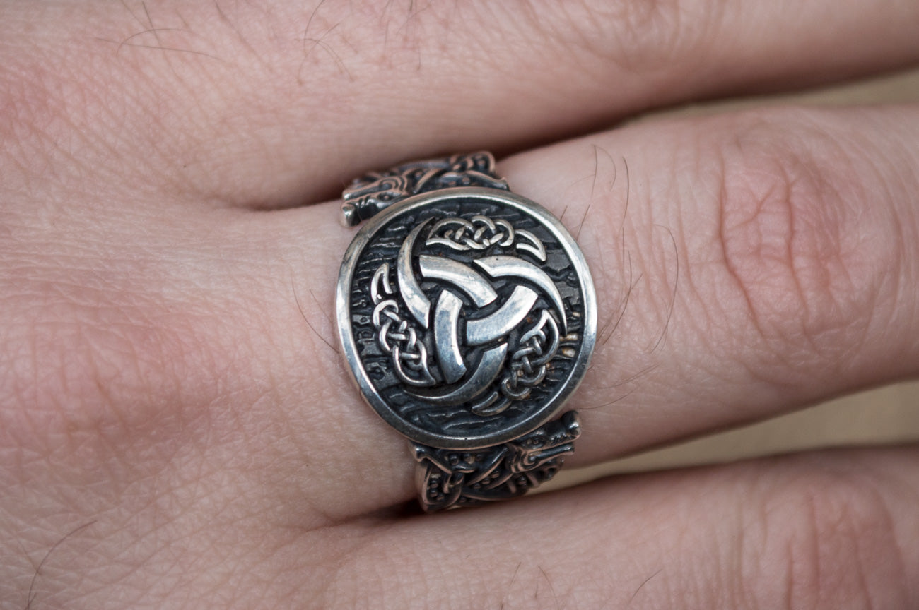 Bague Chevalière Viking Ulf — Argent 925