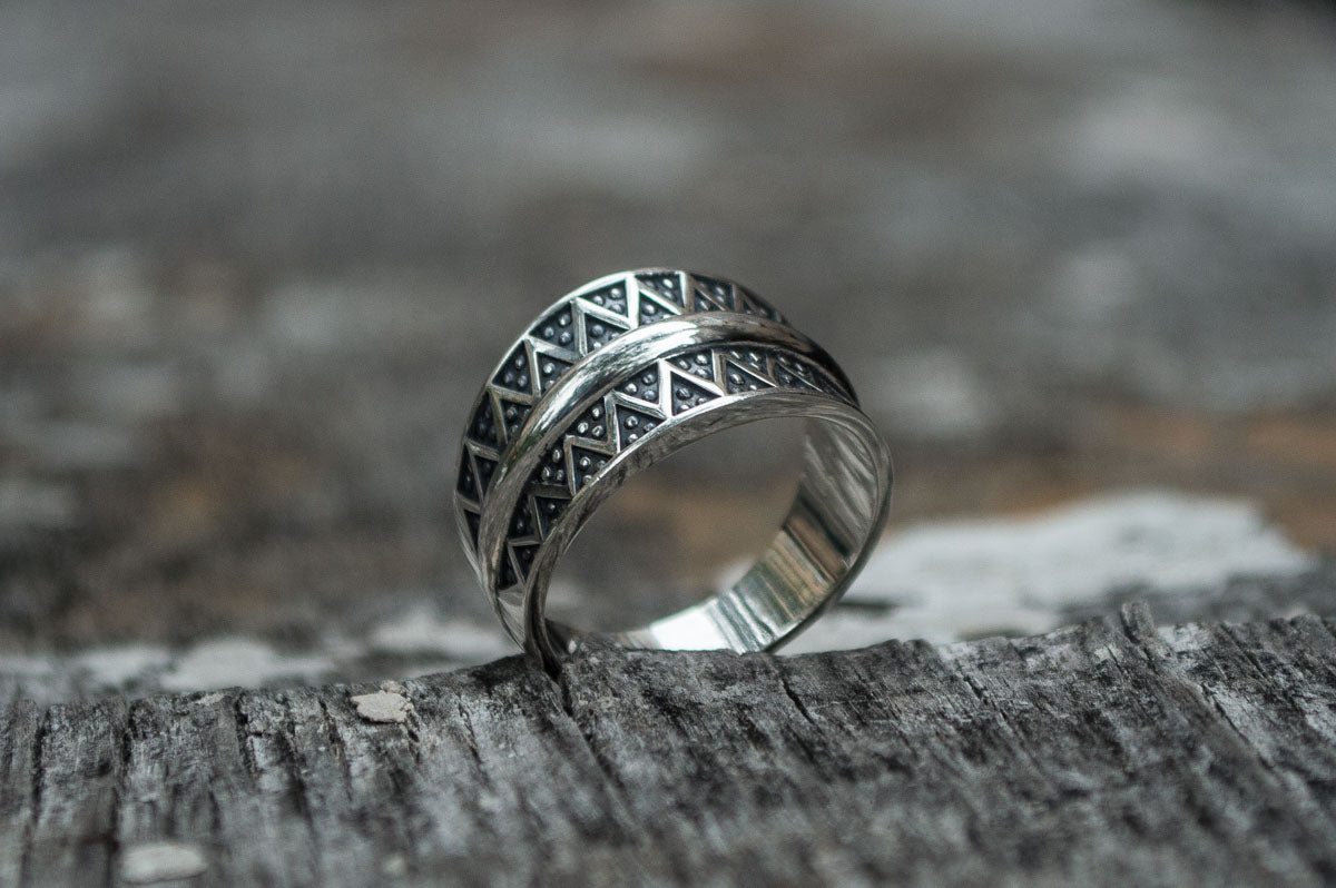 Bague Anneau Viking Sigurd — Argent 925