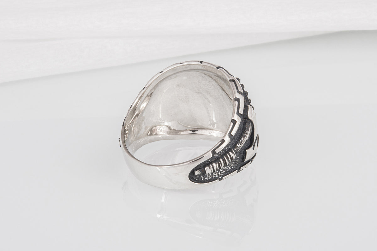 Bague Brutal et Aegishjalmur — Argent 925