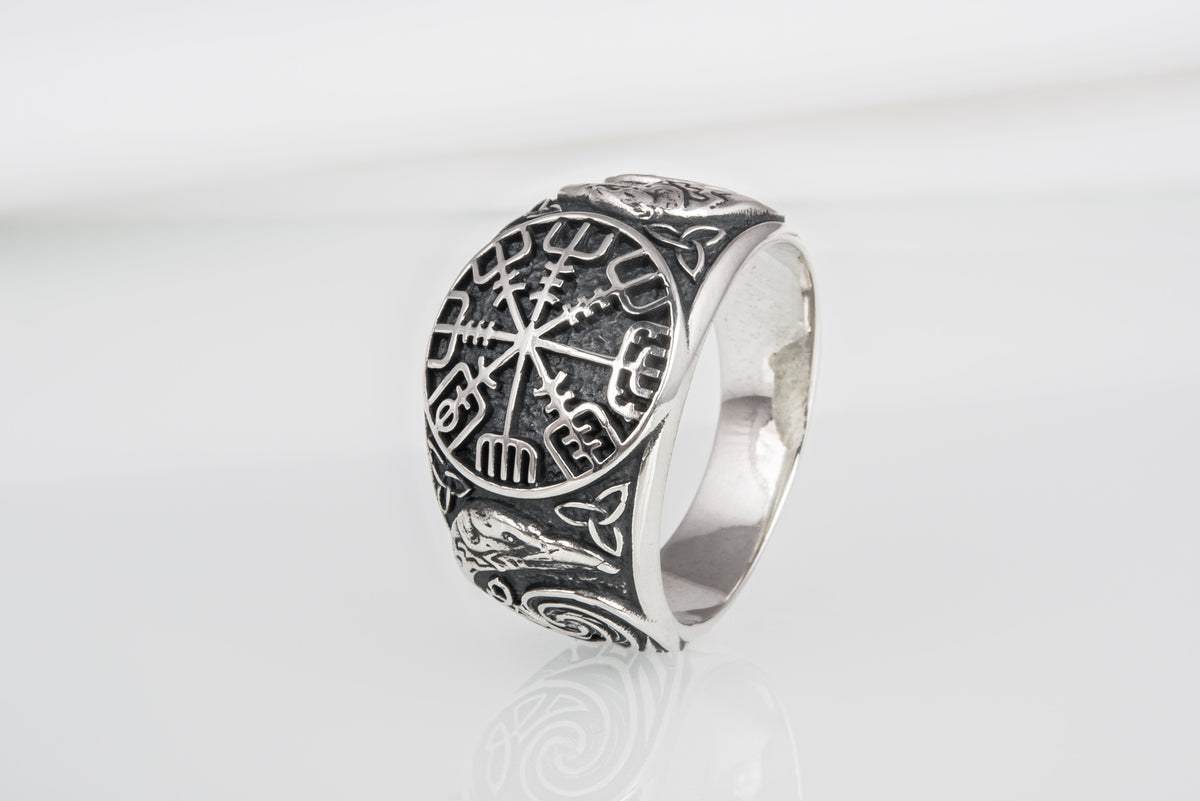 Bague Viking Drakkar — Argent 925