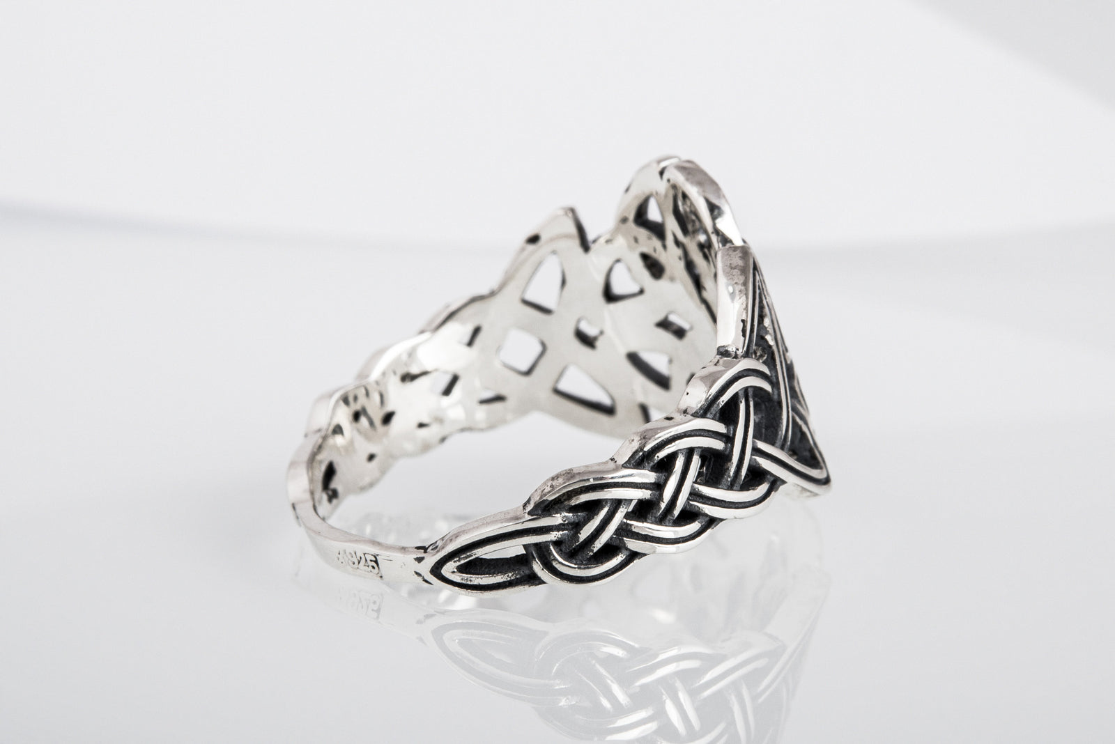 Bague Ornement Viking — Argent 925