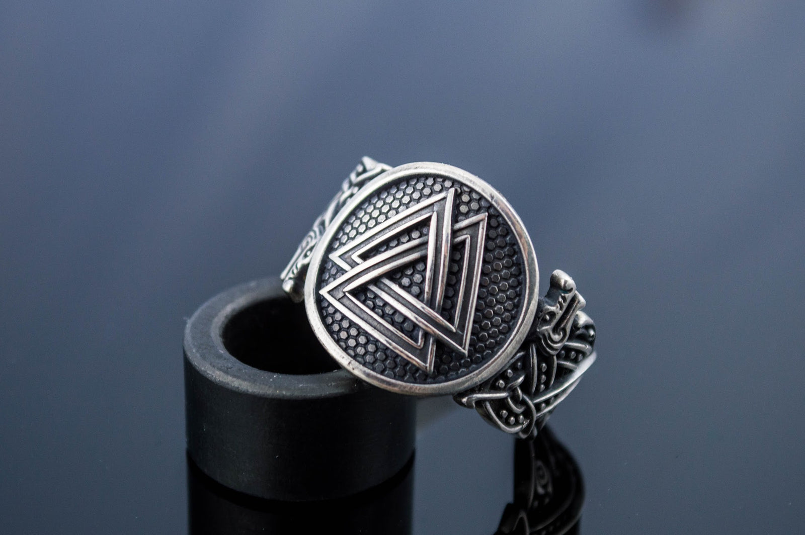 Bague Chevalière Viking Leif — Argent 925