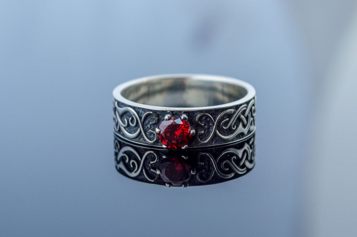 Bague Anneau Viking Harald — Argent 925