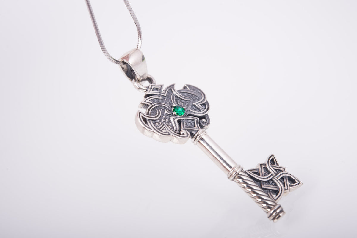 Pendentif Clé Bergthor — Argent 925