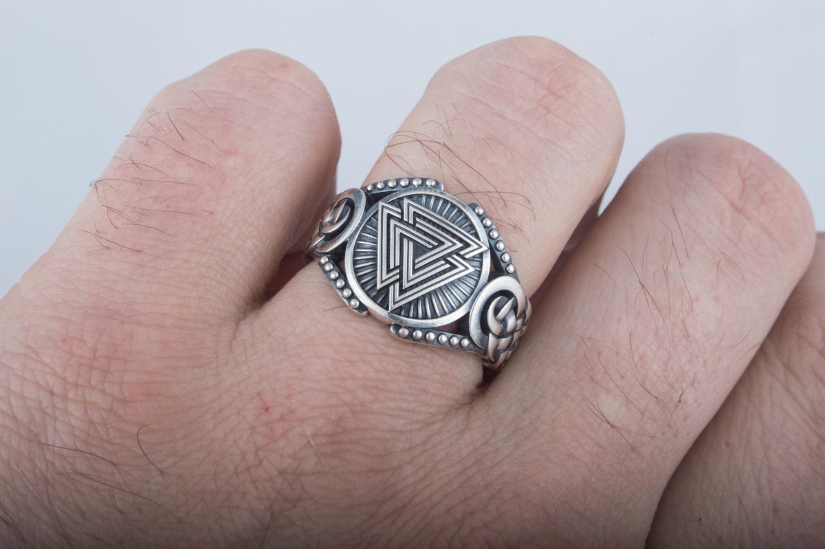 Bague Chevalière Viking Rurik — Argent 925