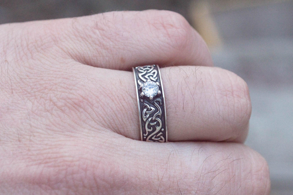 Bague Anneau Viking Einar — Argent 925
