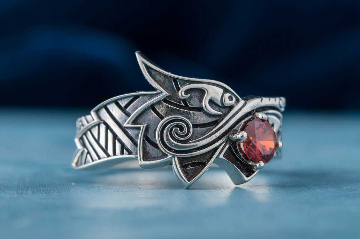 Bague Fenrir et Soleil — Argent 925