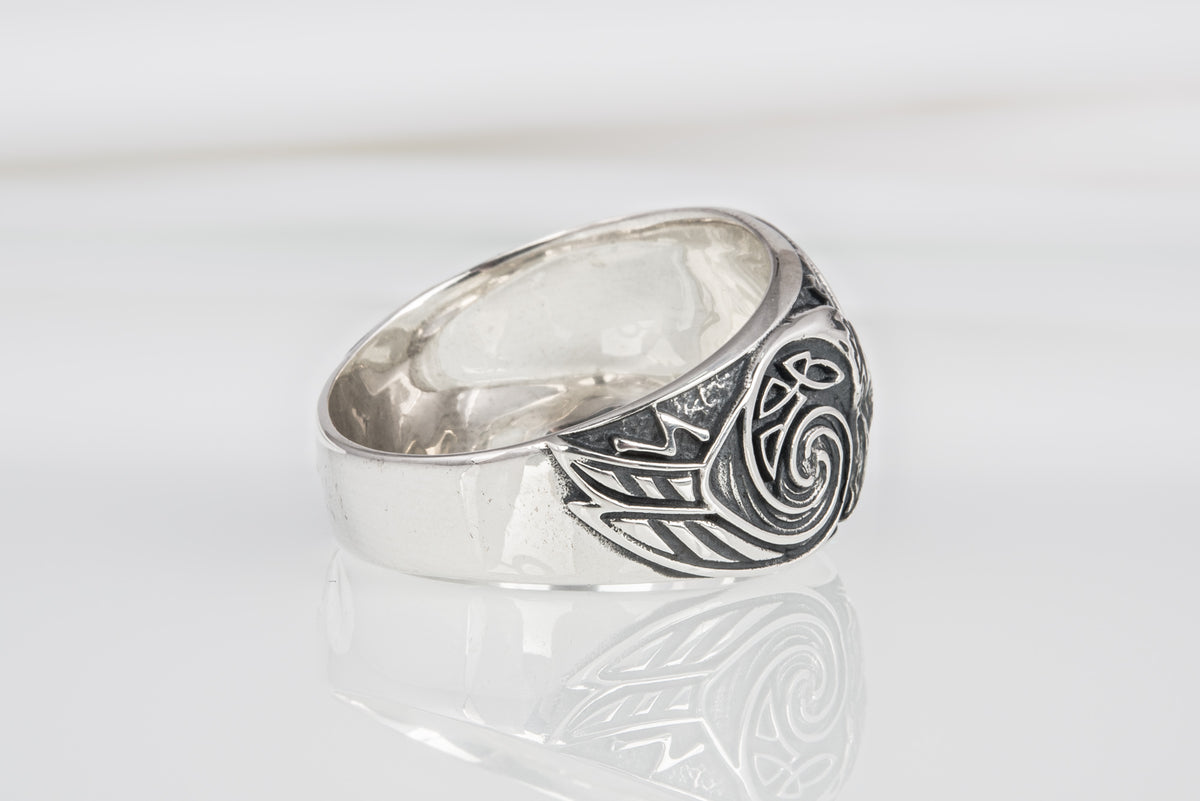 Bague Viking Drakkar — Argent 925