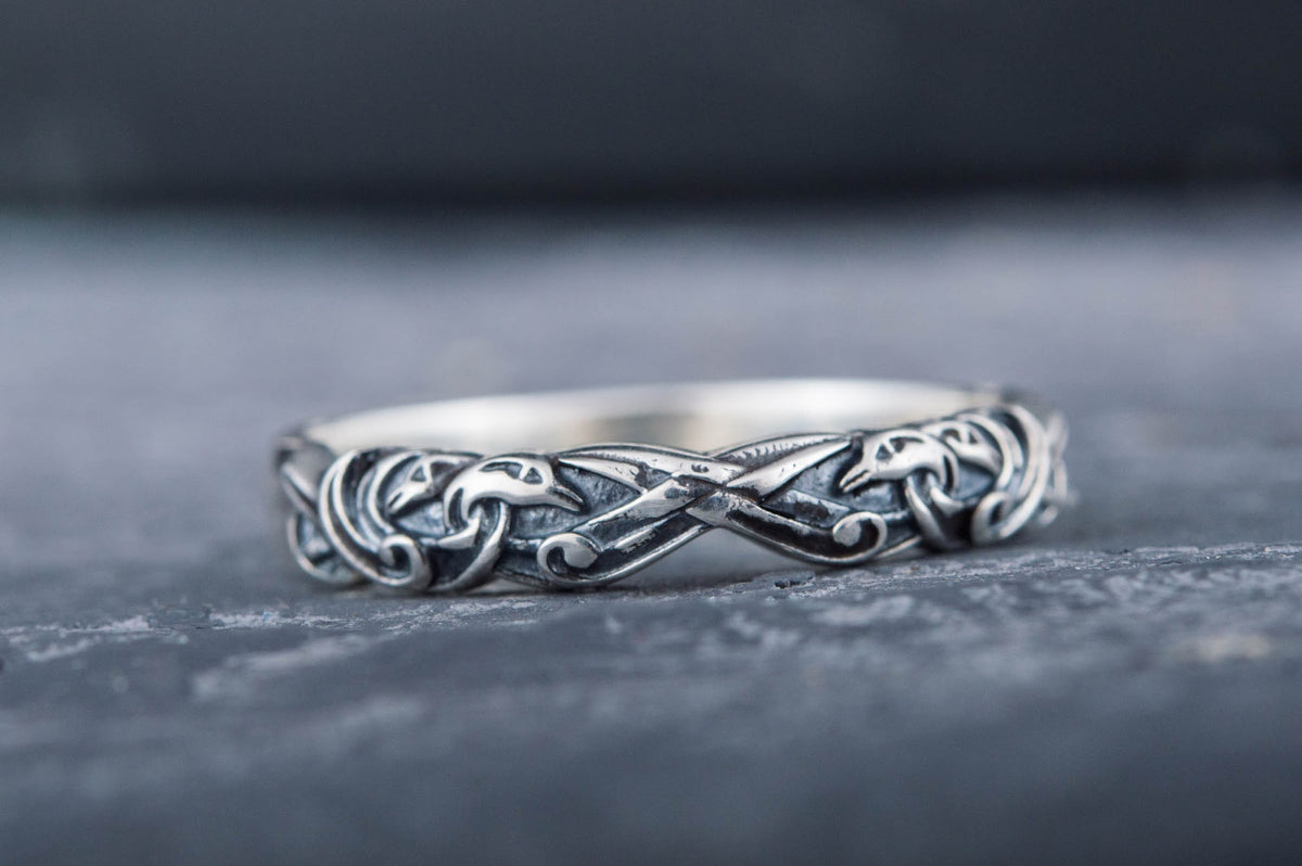 Bague Ornement Fine — Argent 925