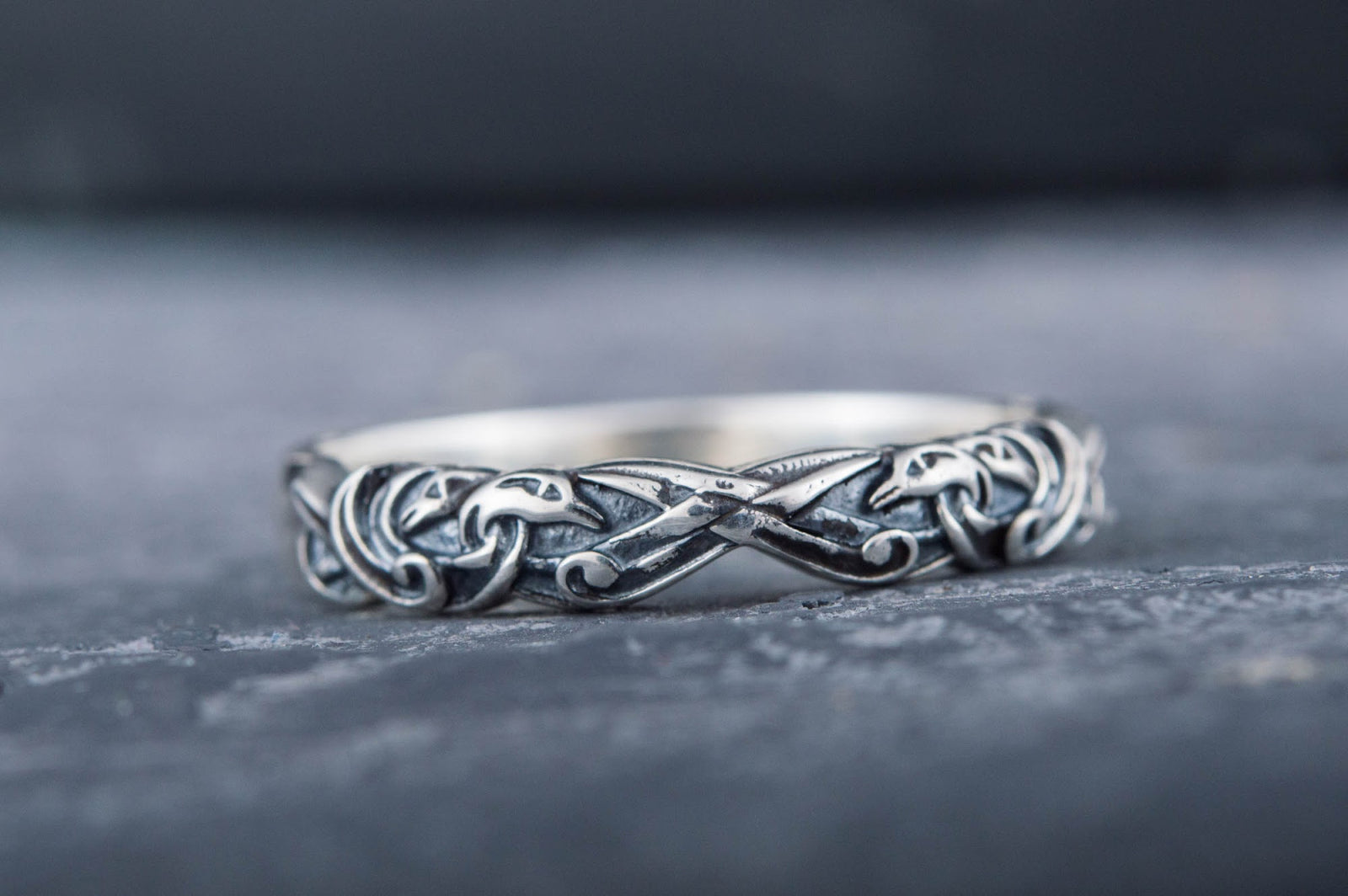 Bague Ornement Fine — Argent 925