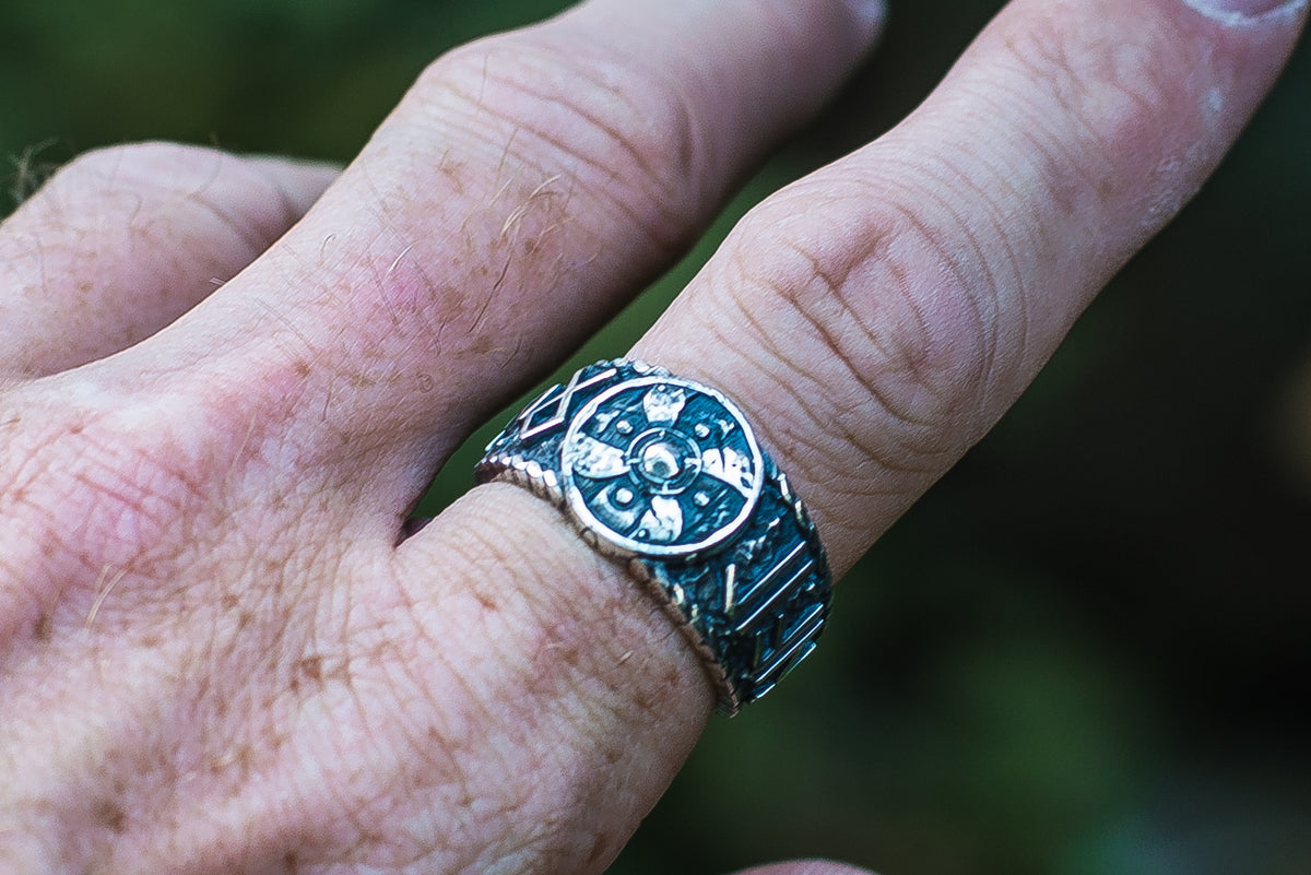 Bague Viking Halvar — Argent 925