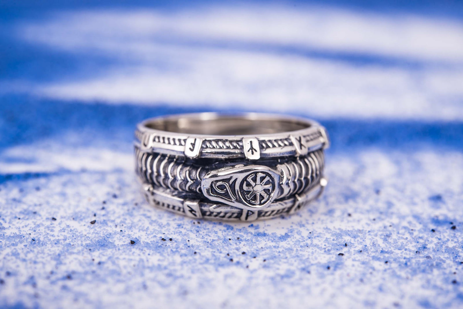 Bague Anneau Viking Gudrun — Argent 925