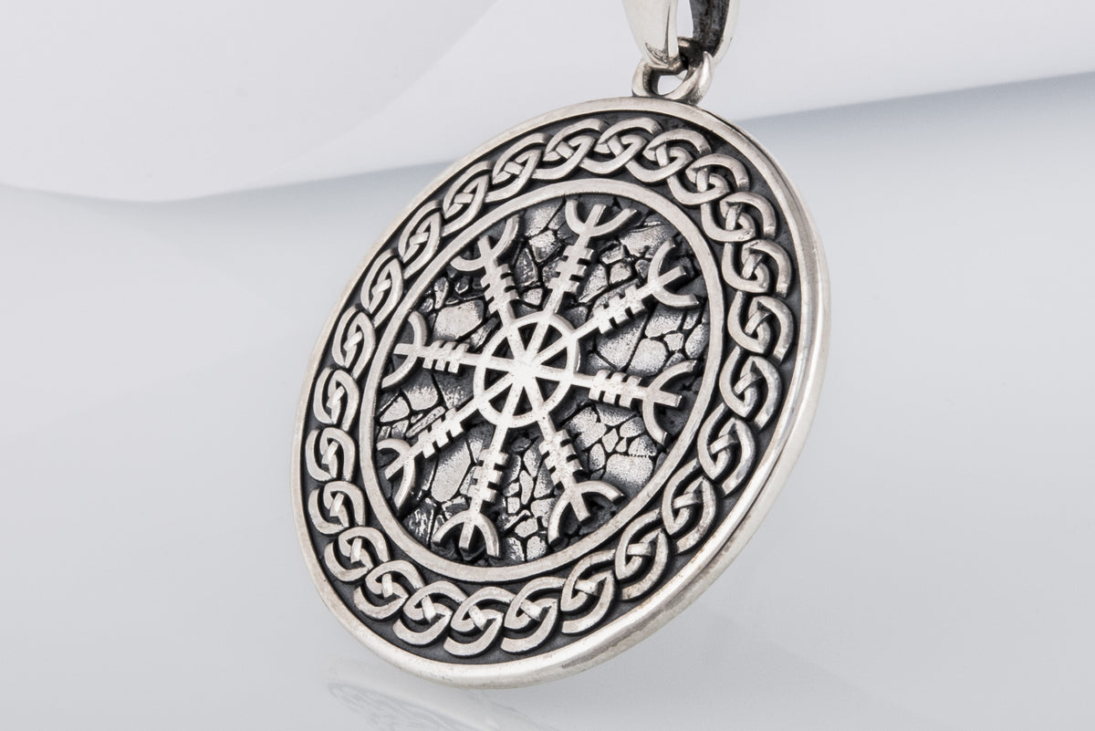 Pendentif Aegishjalmur et Ornement — Argent 925