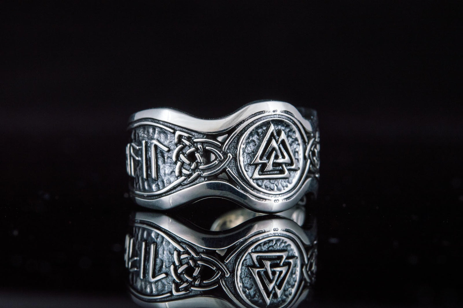 Bague Viking Salut à Odin — Argent 925