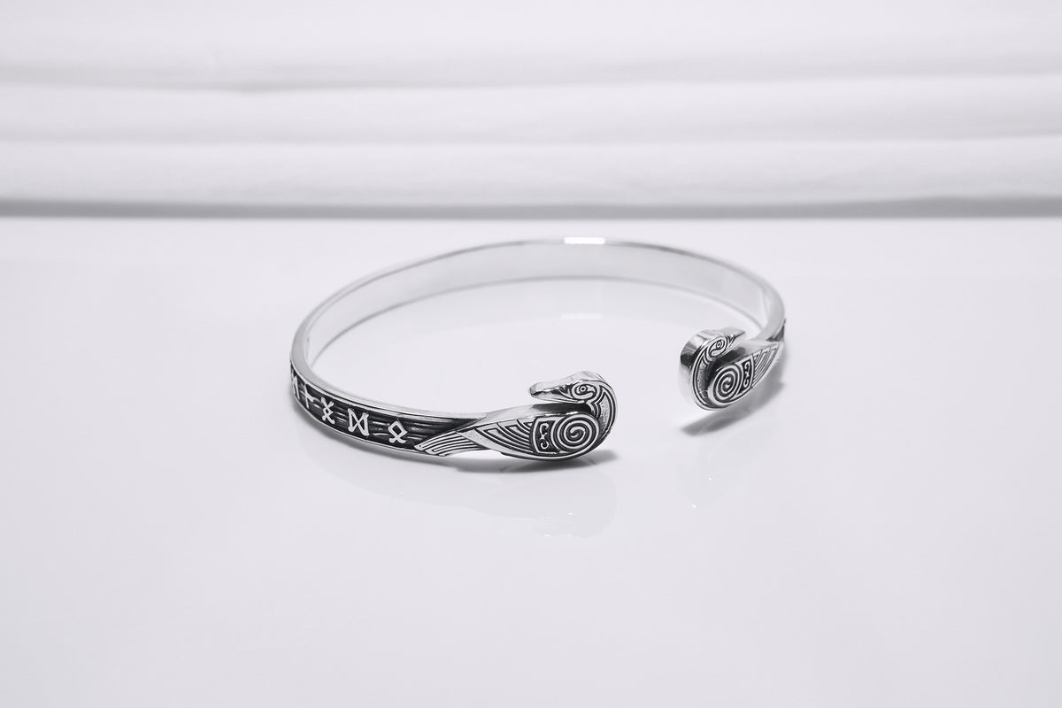 Bracelet Viking Grand Modèle — Argent 925