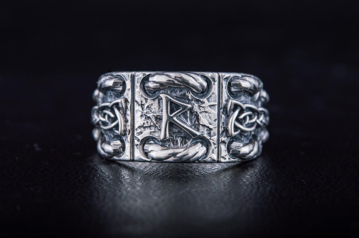 Bague Runique Ulf — Argent 925