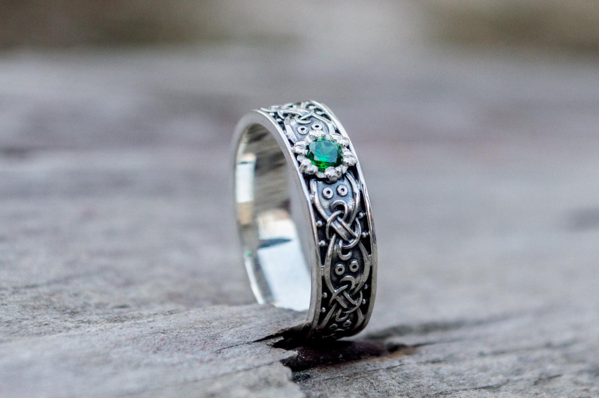 Bague Anneau Viking Leif — Argent 925