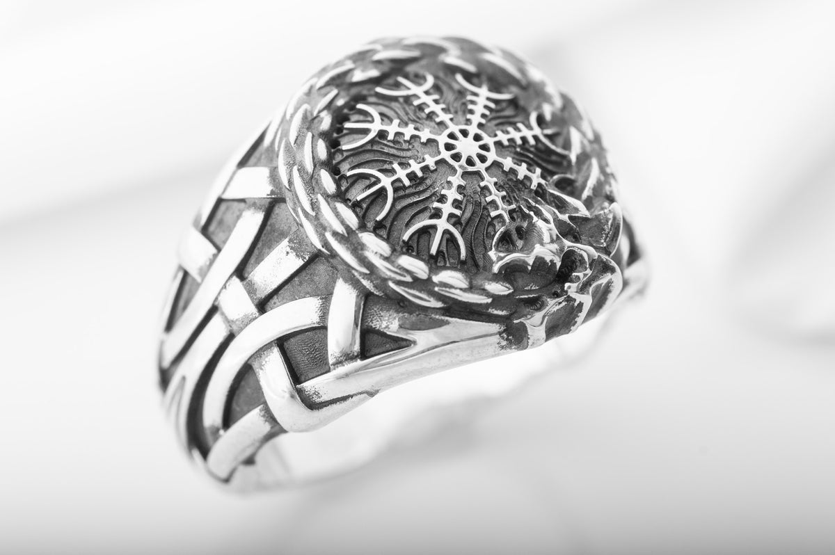 Bague Chevalière Viking Rollon — Argent 925