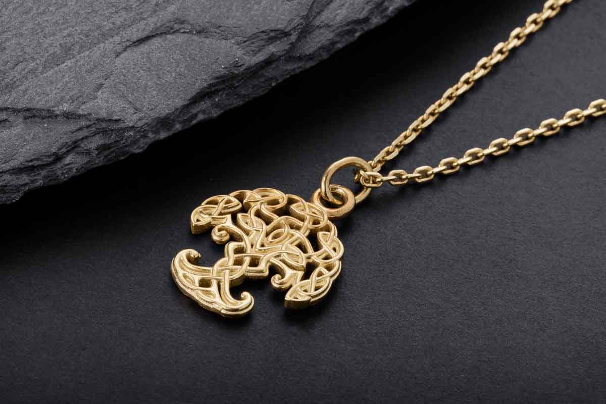 Pendentif Arbre de Vie et Yggdrasil — Argent 925