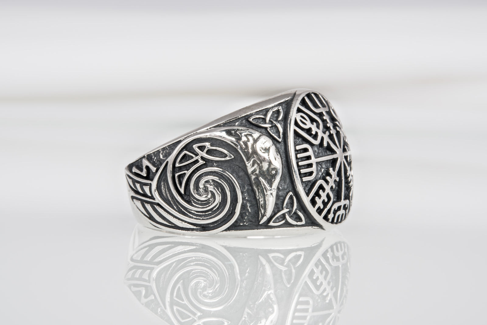 Bague Viking Drakkar — Argent 925