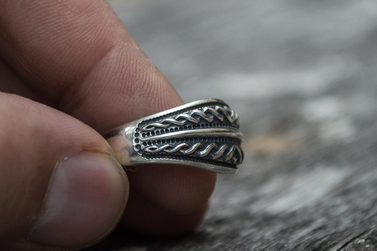 Bague Anneau Viking Ulf — Argent 925