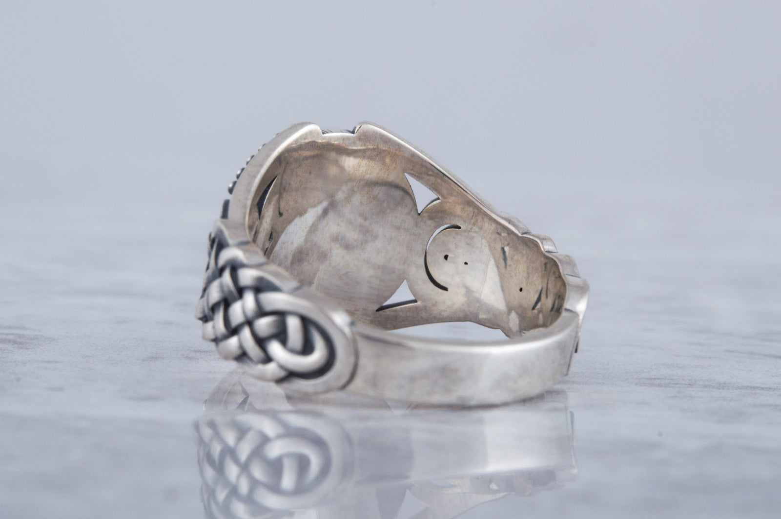 Bague Aegishjalmur et Ornement Bjorn — Argent 925