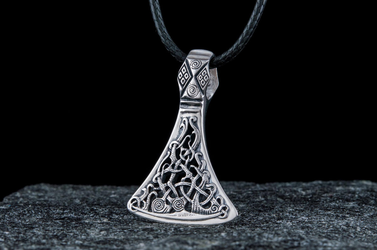 Pendentif Hache et Style Mammen — Argent 925