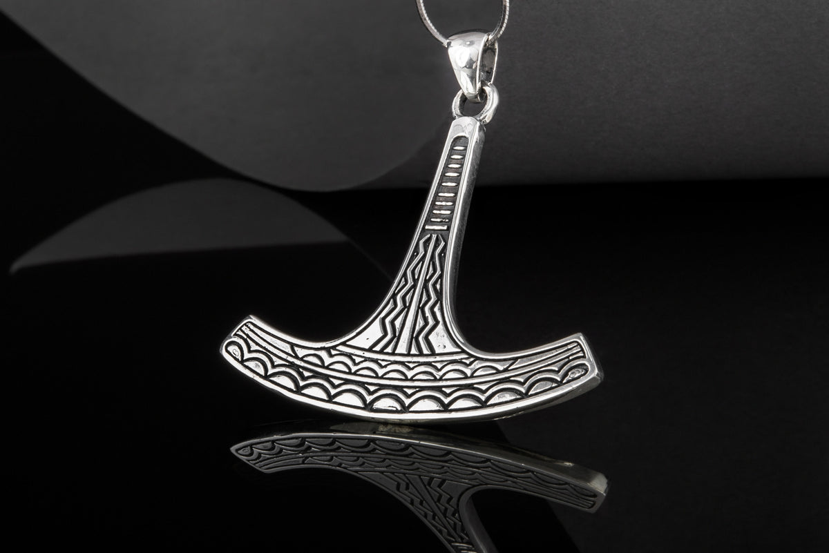 Pendentif Marteau de Thor et Mjölnir Sigrid — Argent 925