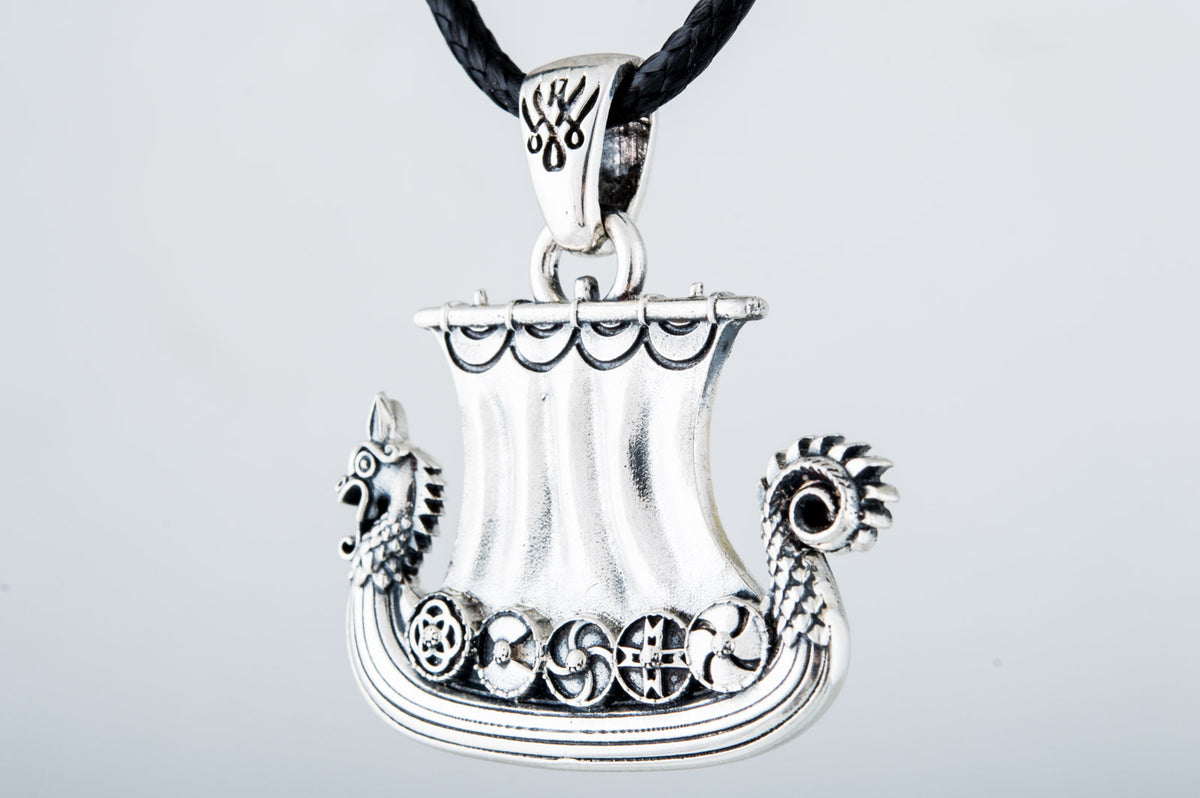 Pendentif Drakkar Bjorn — Argent 925