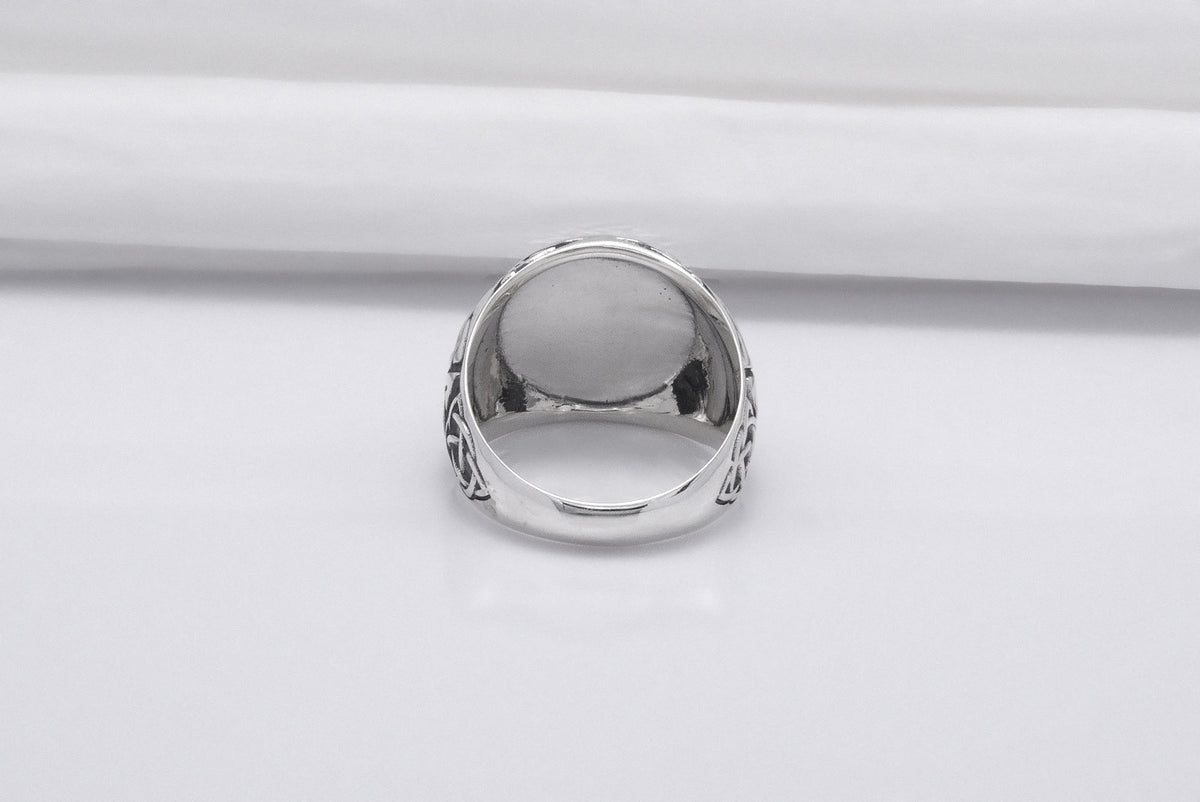 Bague Chevalière Viking Freyja — Argent 925